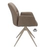 Židle s područkami Wayne Stof Glory Beige 05 Leg Black 360° Return-system (Color Beige 05)