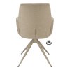 Židle s područkami Wayne Stof Glory Beige 05 Leg Black 360° Return-system (Color Beige 05)