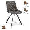 Židle Jagger Microleder Bull Graphite 66 Leg Black (Color Graphite 66)