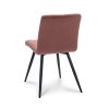 Židle Twiggi Stof Velvet Hcj Hcj-38 Grey Leg Black (Color Hcj-38 Grey)